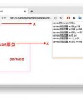 html5中canvas获取鼠标交互坐标演示
